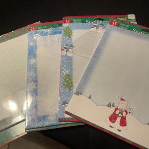 Vintage 2003 Gartner Studios Stationery 35 Sheet packs Christmas Holiday (110)